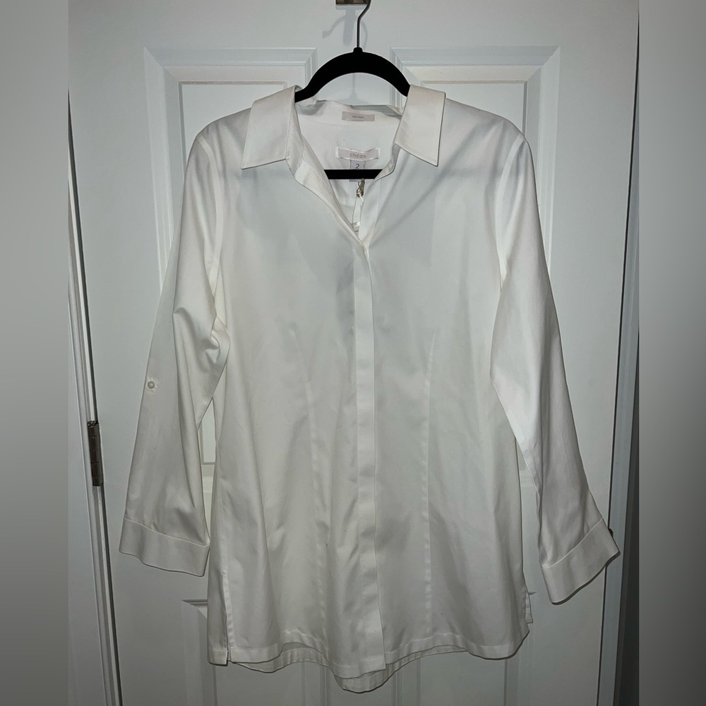 CHICOS NO IRON DRESS SHIRT